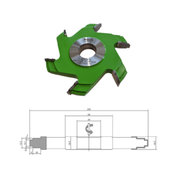 Frézy na drážky celoobvodové kovanie