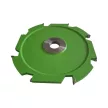 Drážkovacia fréza s predrezmi pre spodné frézky, 250x12x30mm, Z4 V2+2, SK (HW), pájkované doštičky