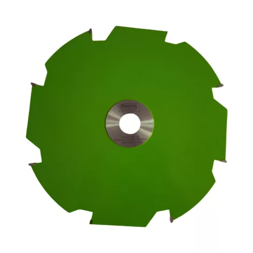 Drážkovacia fréza s predrezmi pre spodné frézky, 300x8x30mm, Z4 V2+2, SK (HW), pájkované doštičky