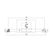 Štvrťkruhová rádiusová fréza pre spodné frézky, R5mm, 125x11x30mm, Z3, SK (HW), vydutá-konkávna, L