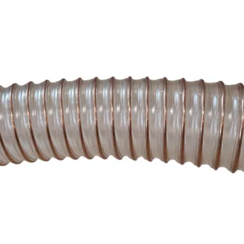   Ø60mm Polyuretánová ohybná hadica-priehľadná-tvrdený povrch