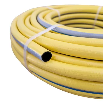 D25mm Žltá záhradná PVC flexi hadica 25m