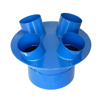 Rozdvojka Y pre sacia hadica 250mm/4x120mm