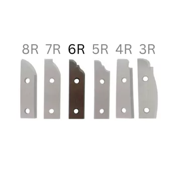 Nože do fréza na výplne s 2-nožmi no.6R