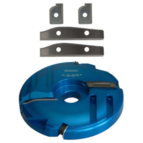 Fréza na výplne dverí a dvierok s predrezmi a nožmi R (právo, hore)-SK (HW) (HM)